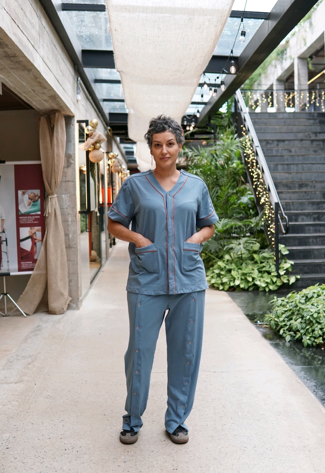 pijama plus size sem apertar a barriga