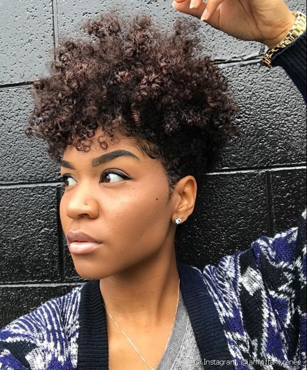 inspiração cabelo crespo curto