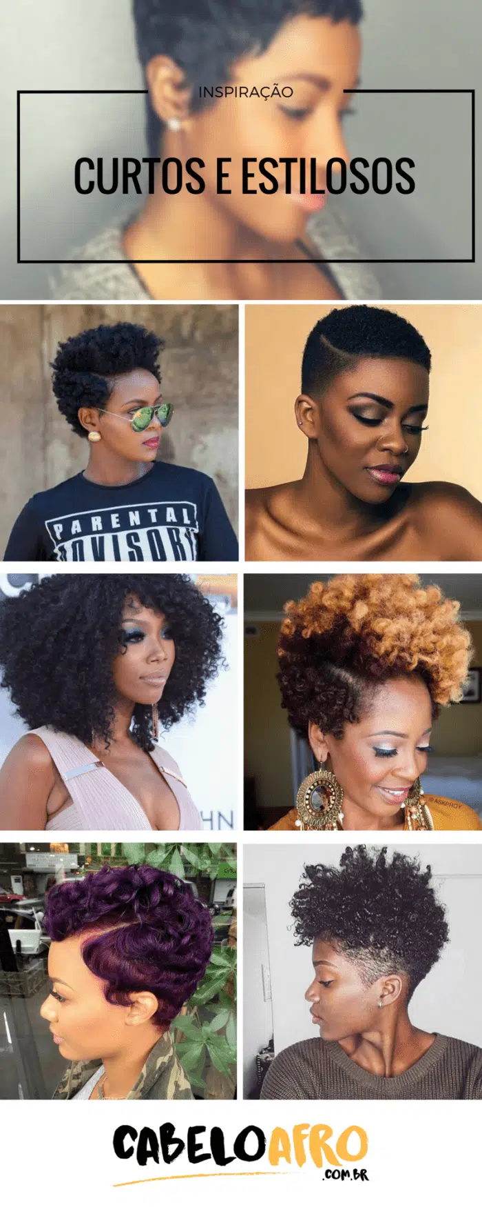 melhor corte pixie para cabelo crespo