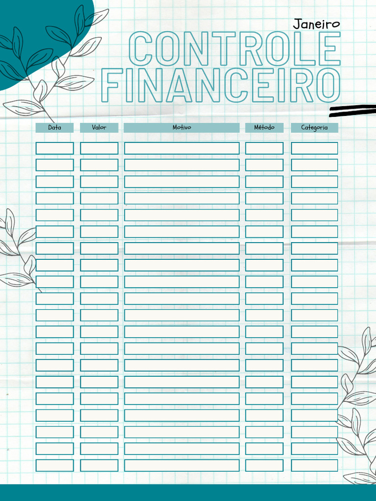 modelo de orçamento pessoal pdf