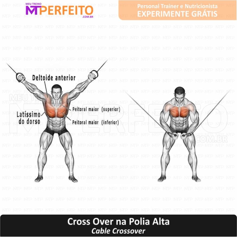 polia alta com remada