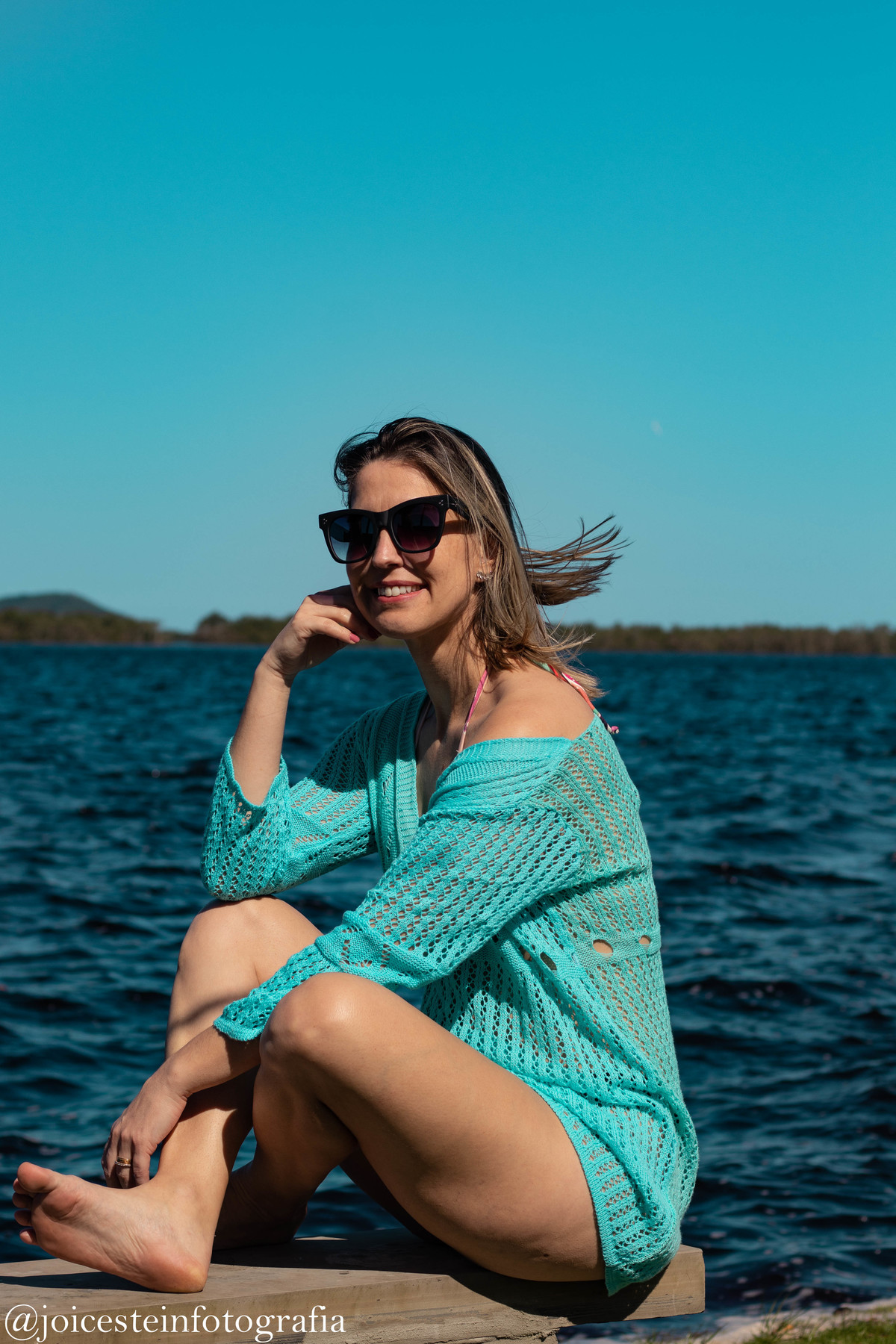 poses para fotos na praia sozinha