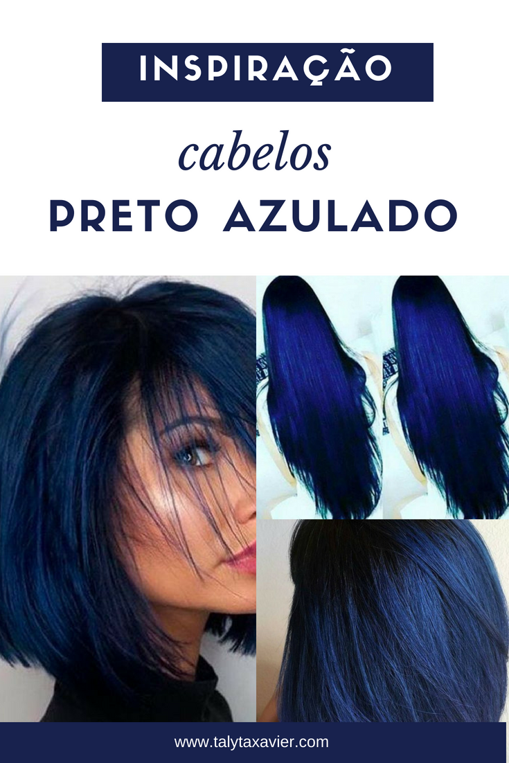 manutenção cor preto azulado