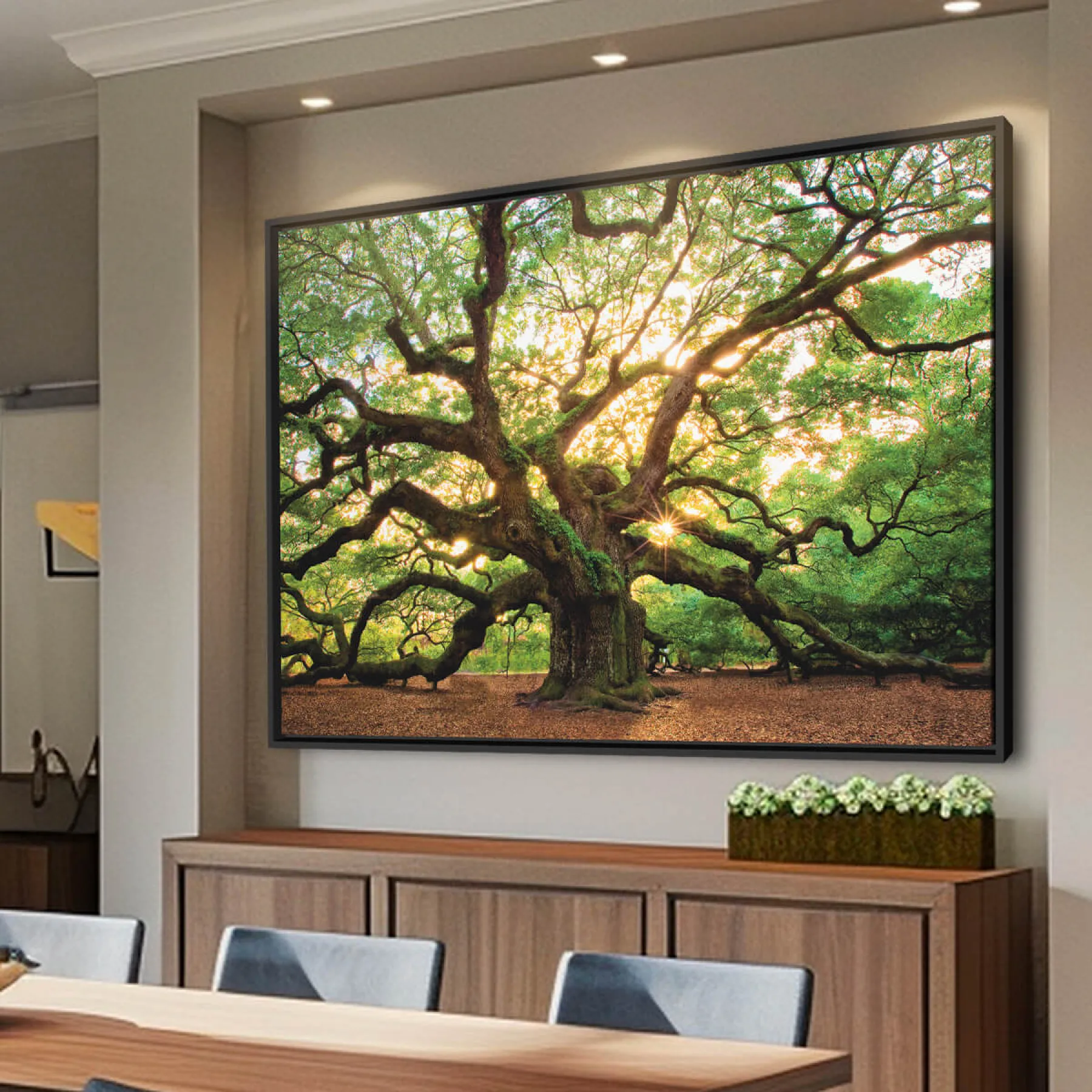 quadros com moldura natureza