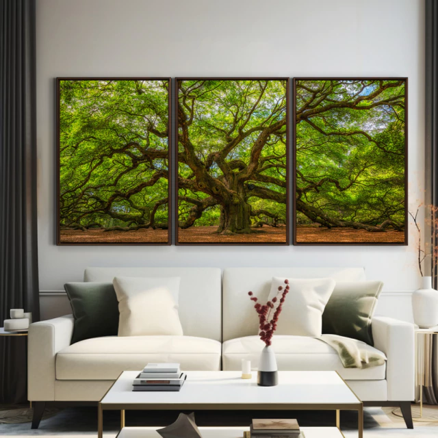 impressão em tela natureza