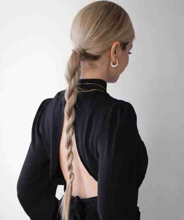 penteado rabo de cavalo alto