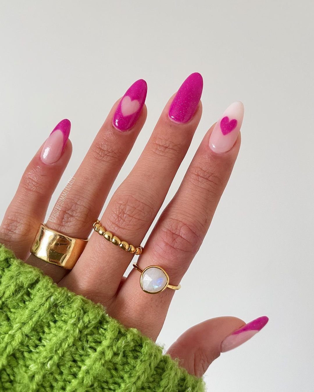 esmalte rosa pálido