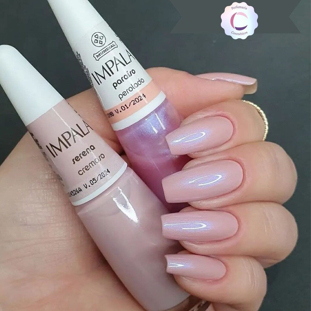 esmalte rosa pálido