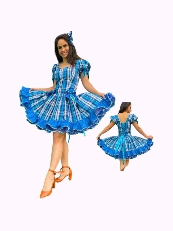 roupa de quadrilha feminina