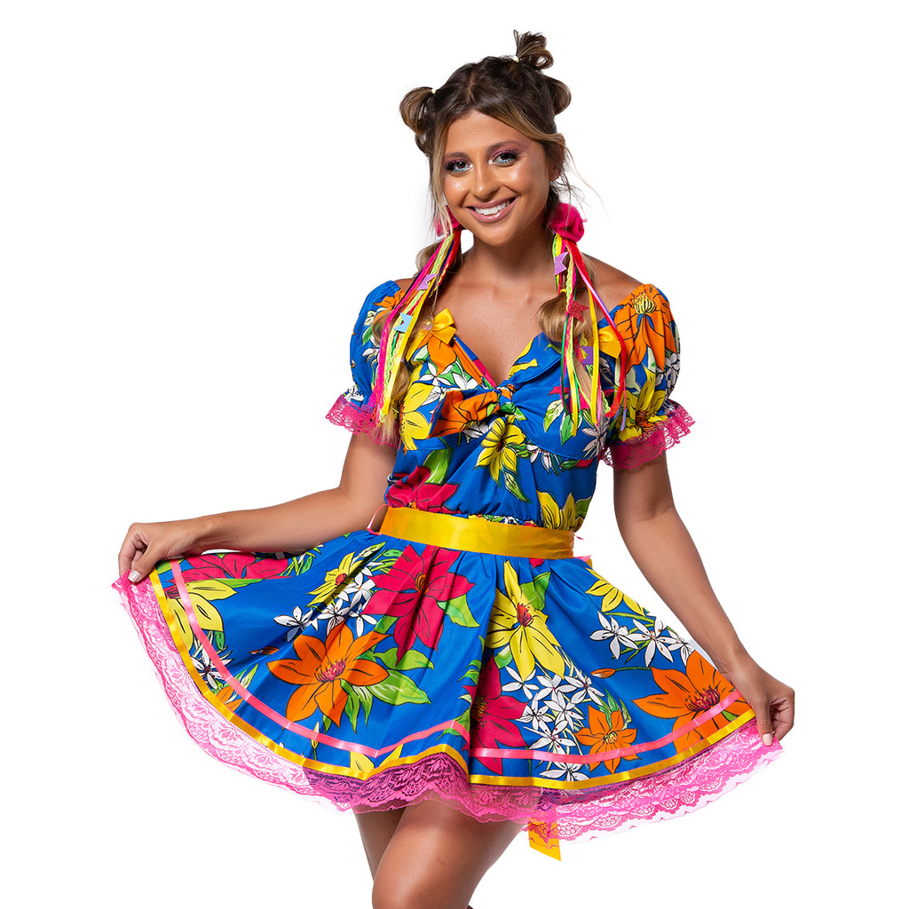 roupa caipira feminina