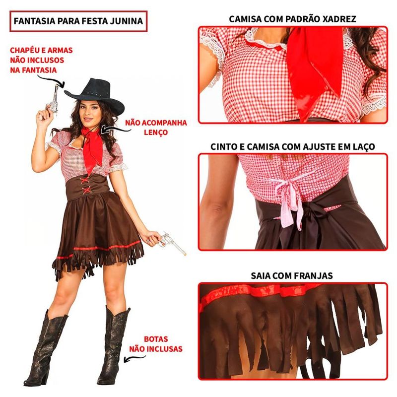 conjunto junino feminino