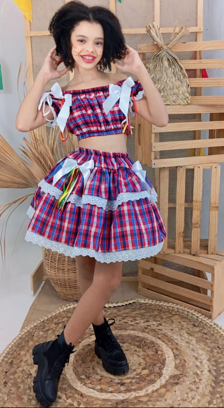 roupa caipira feminina