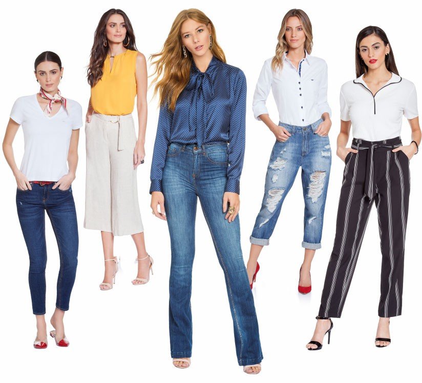 conjunto casual chic feminino