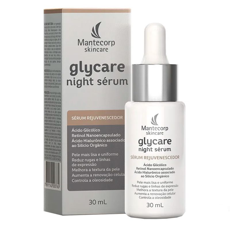 serum noturno com ácido glicólico