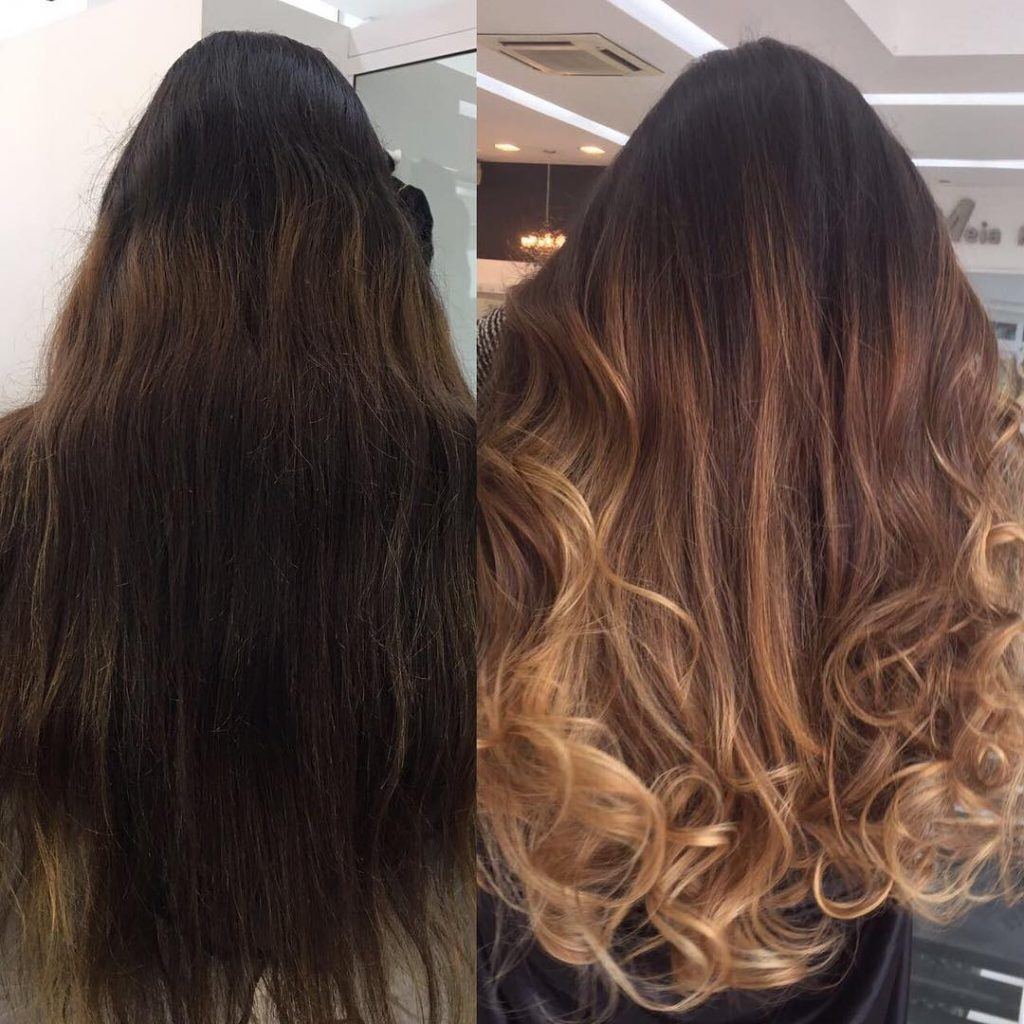 clarear cabelo com shampoo e descolorante