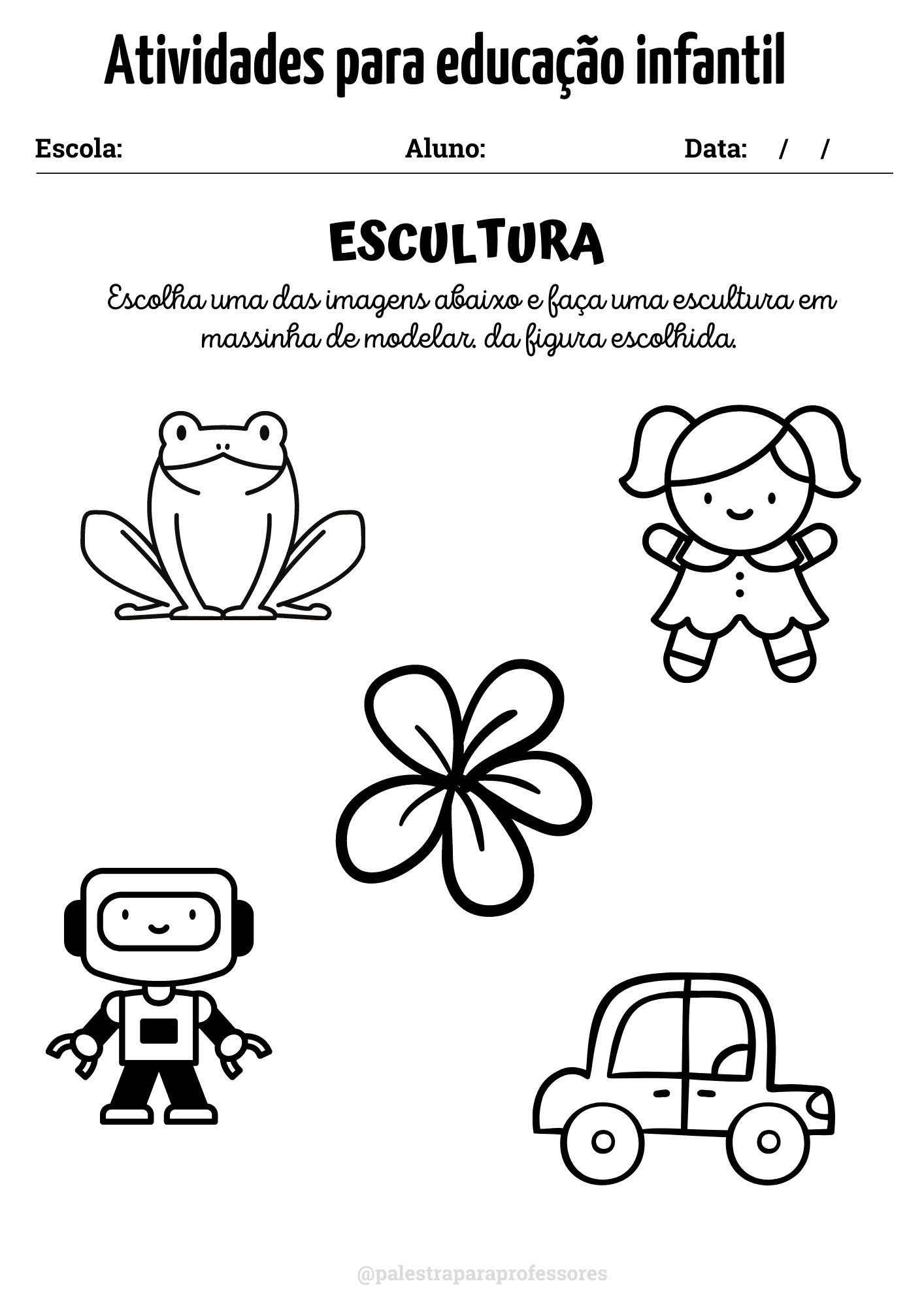 atividades manuais para crianças