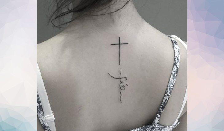 tatuagem de cruz grande