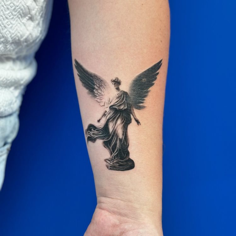 tatuagem anjo e demônio