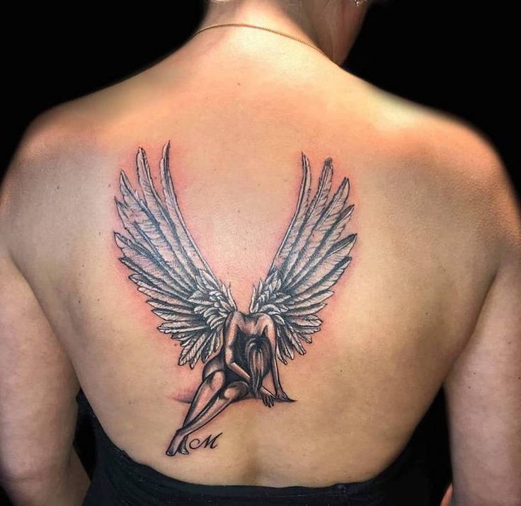 tatuagem anjo masculino
