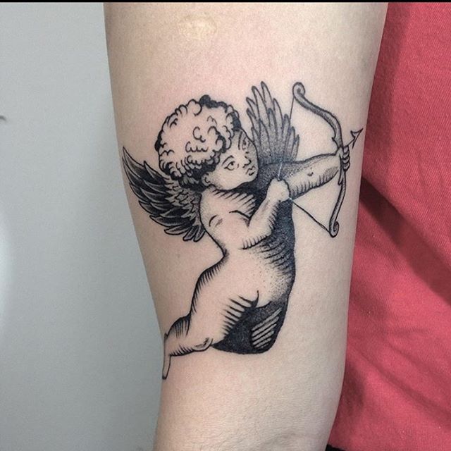 tatuagem anjo nas costas