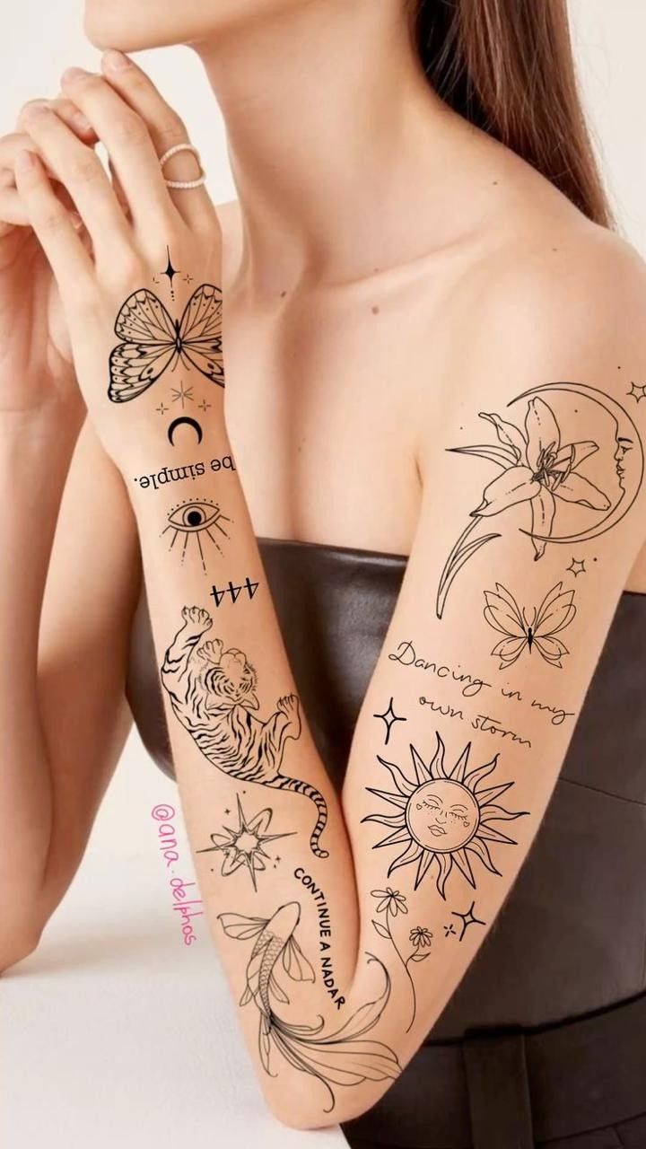 tattoo feminina antebraço