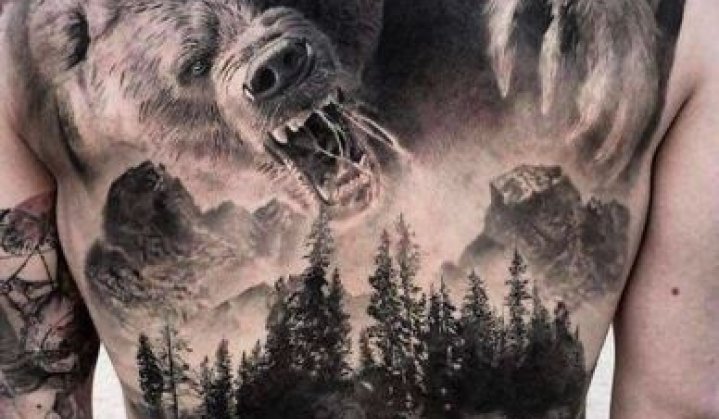 tatuagem urso polar