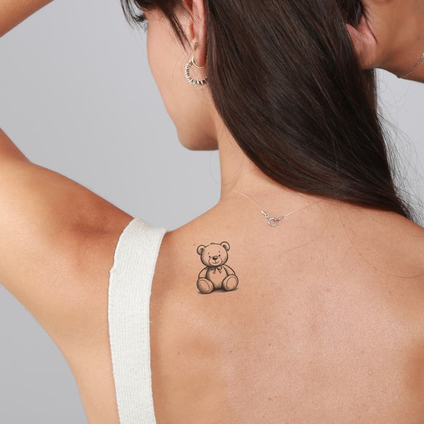 tatuagem urso tribal