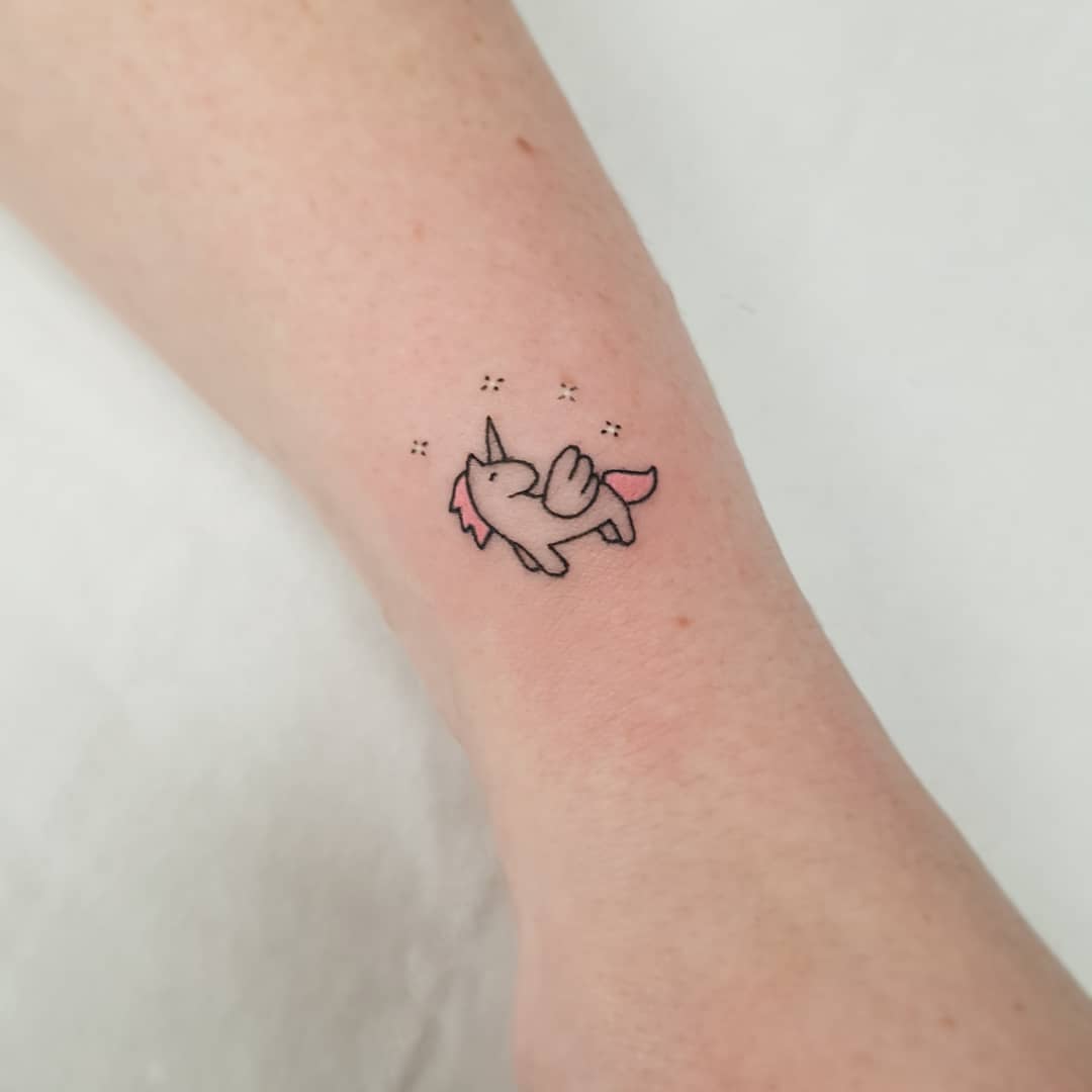 tatuagem urso delicada