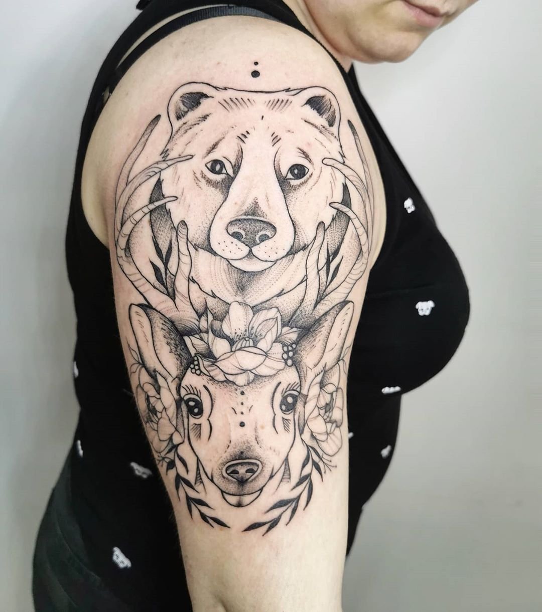 tatuagem urso significado espiritual