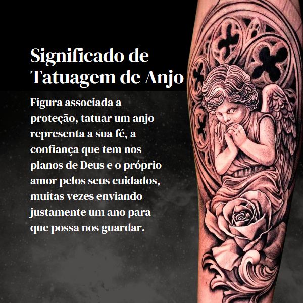 tatuagem anjo mensageiro