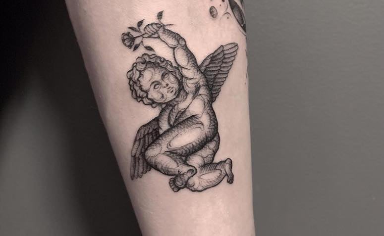 tatuagem asas de anjo gabriel