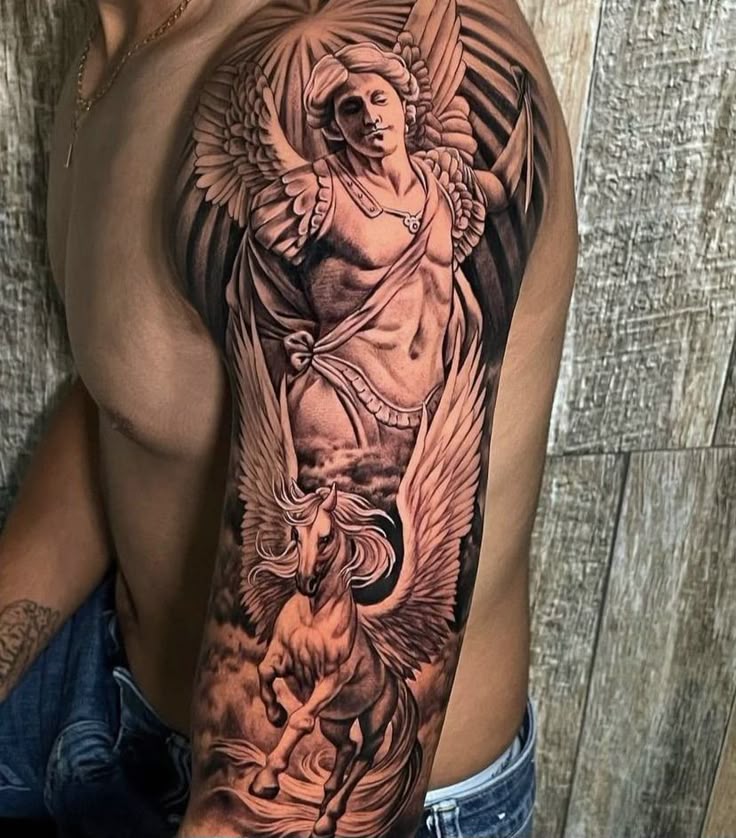 tatuagem anjo mensageiro