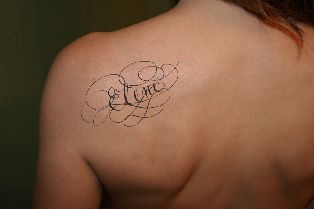 tatuagem nome pet