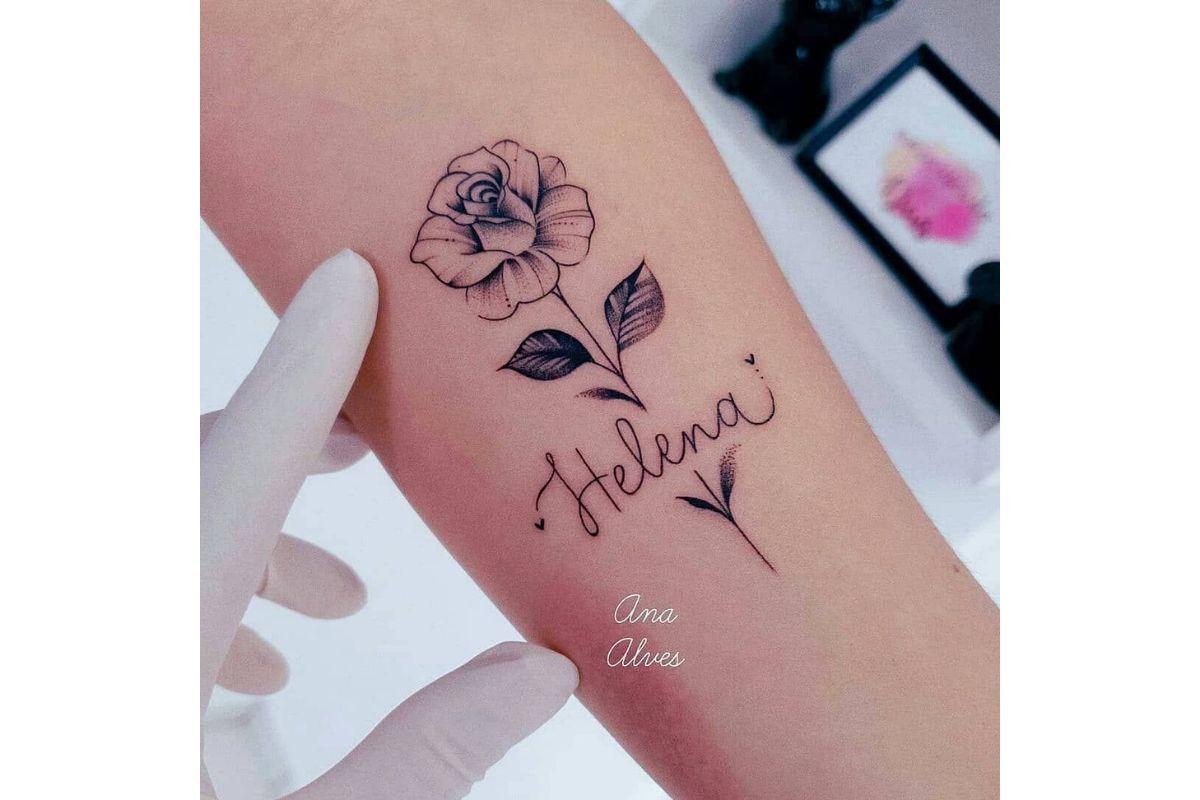 tatuagem nome pet