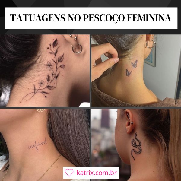 tatuagem cruz detalhada pescoço