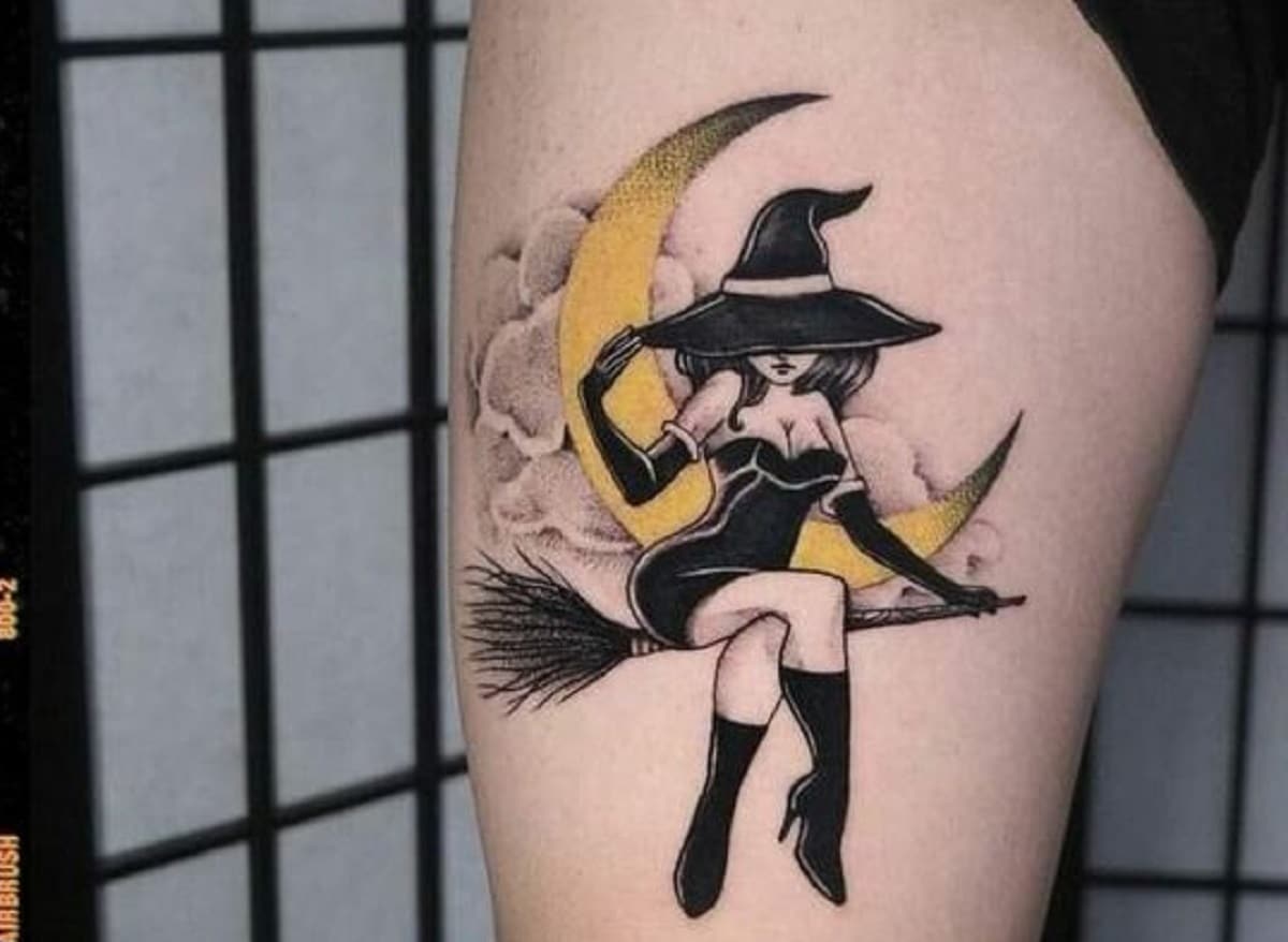 tatuagem de bruxa celta