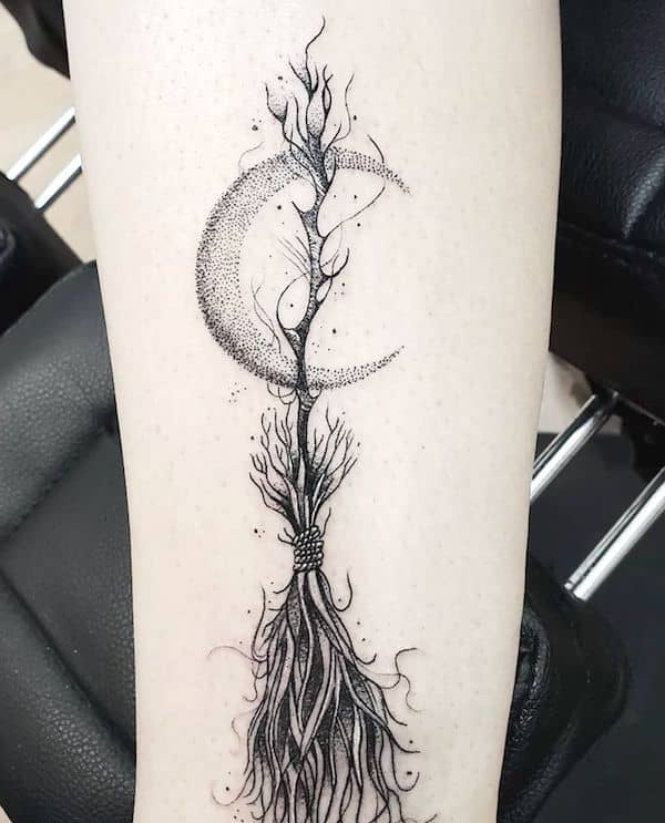 tatuagem de bruxa empoderamento