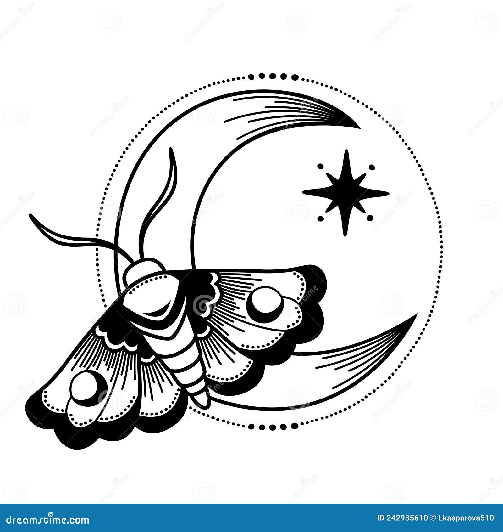 tatuagem de bruxa moderna