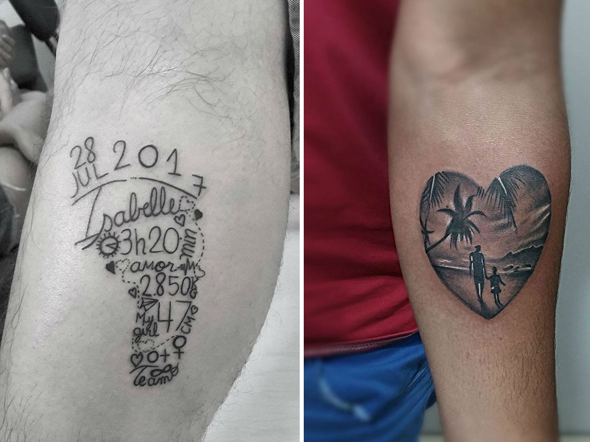tatuagem de filhos