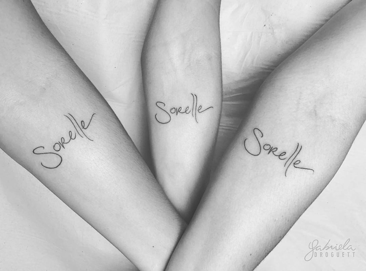 tatuagem de casal de irmãos