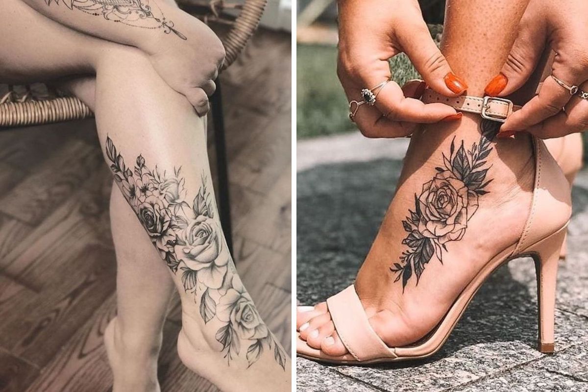 tatuagem borboleta preto e branco