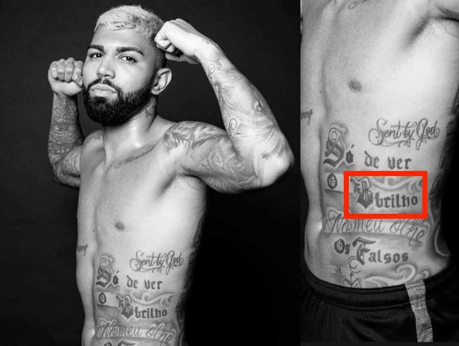 significado tatuagem gabigol