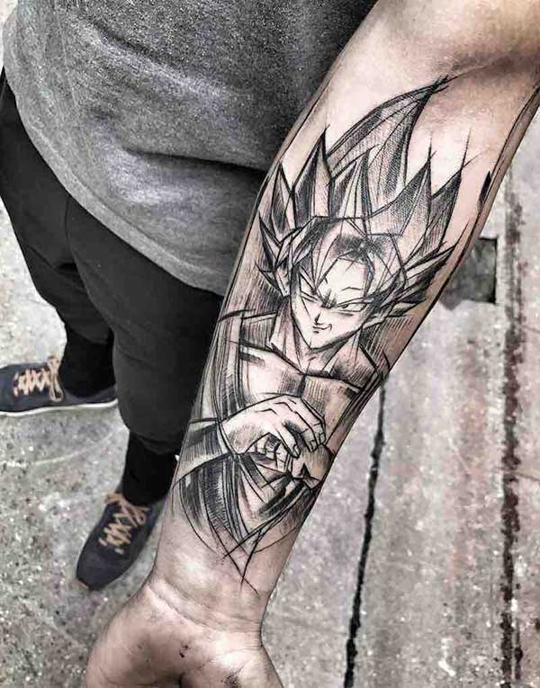 tatuagem dragon ball z