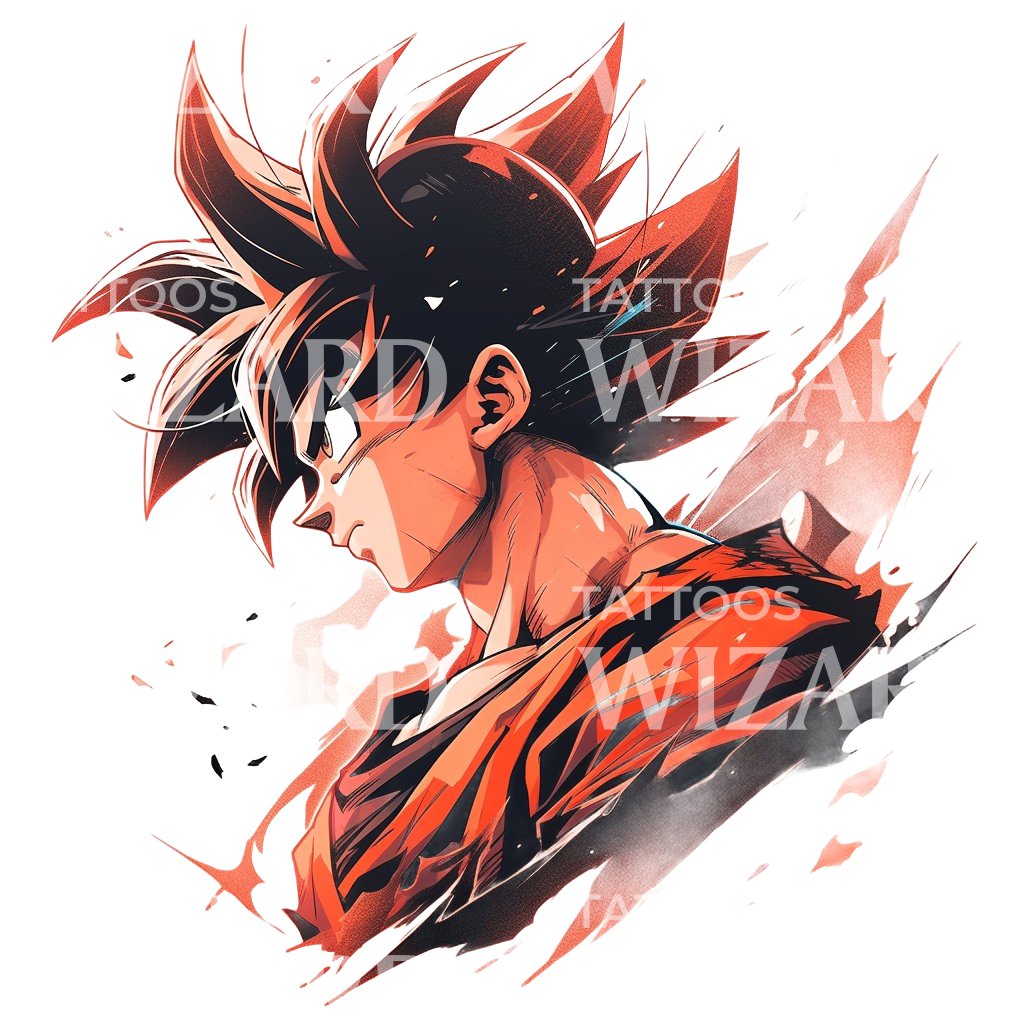 goku super saiyajin tattoo