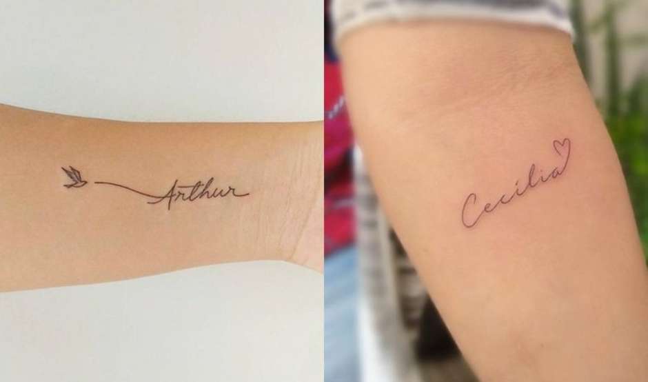 tatuagem data nascimento filho
