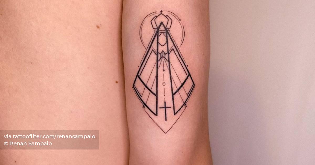 tatuagem Nossa Senhora Aparecida feminina