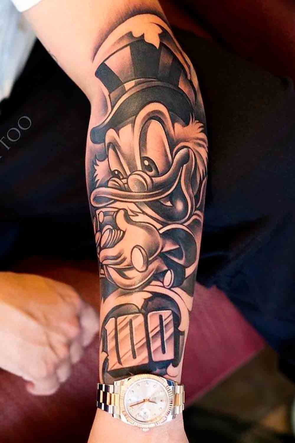 significado tatuagem personagens disney