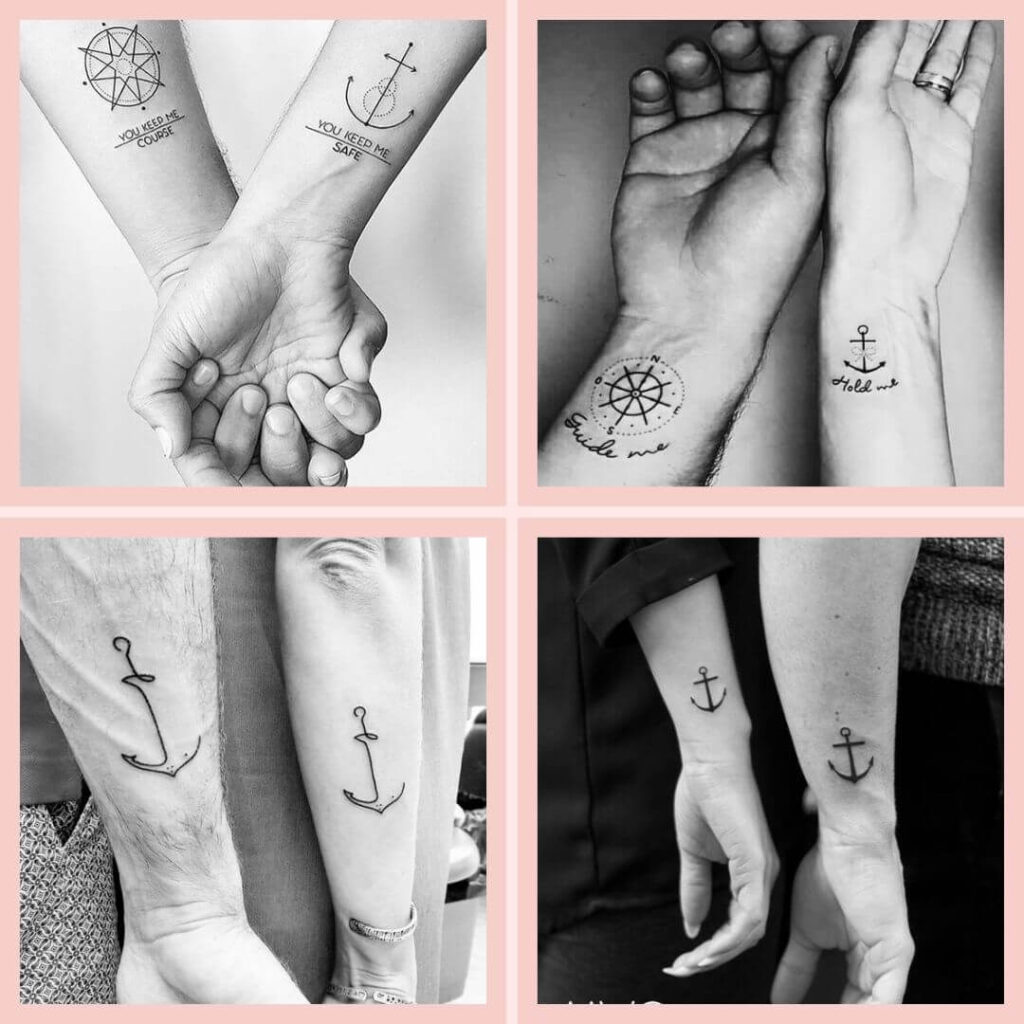 tatuagem de casal símbolo