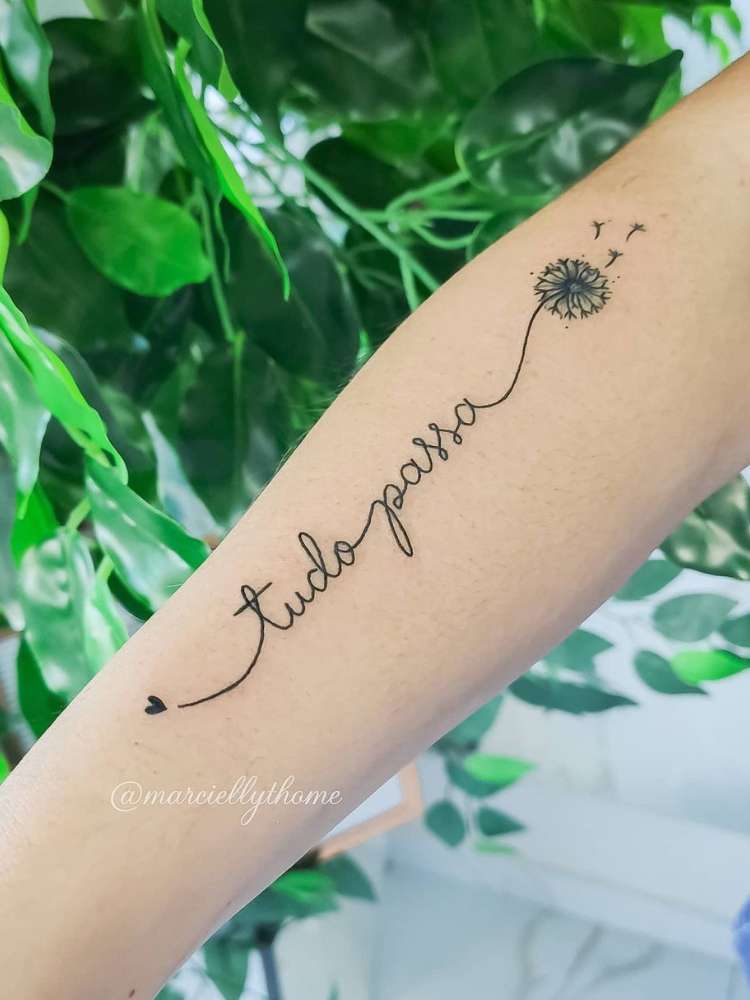 ideias de tatuagem feminina antebraço