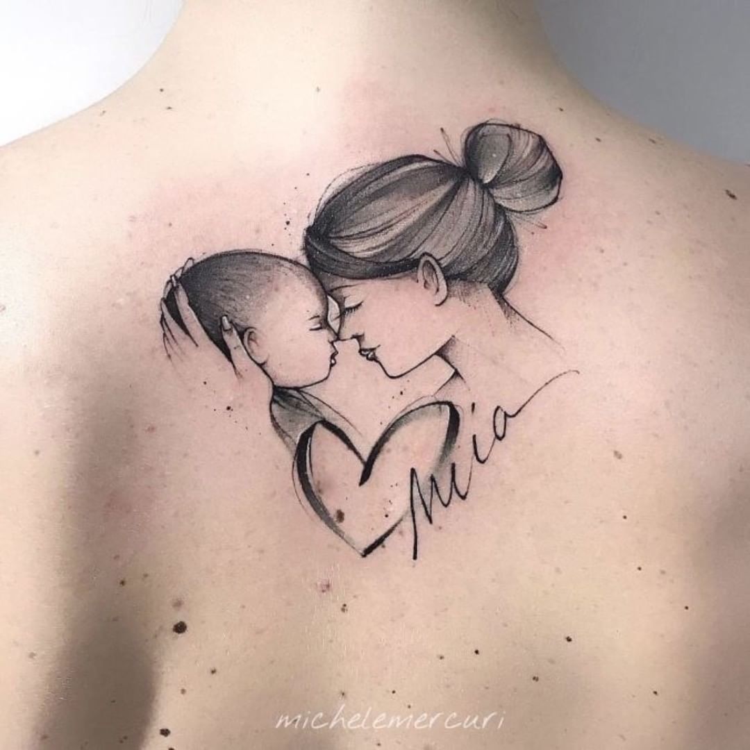tatuagem homenagem filho